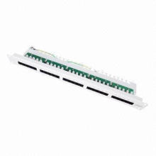 Cat3 Telephone Patch Panel with 25-Port